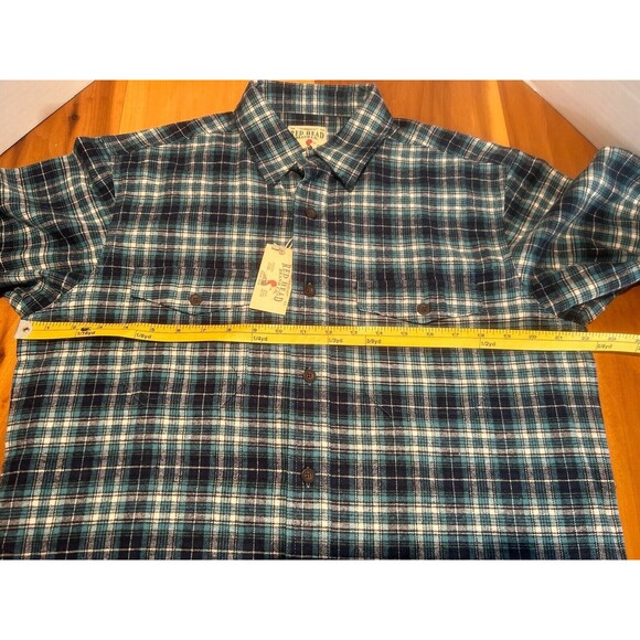 Redhead Men’s Flannel Shirt. NWT. Medium. Long Sleeves. Plaid - Picture 4 of 7